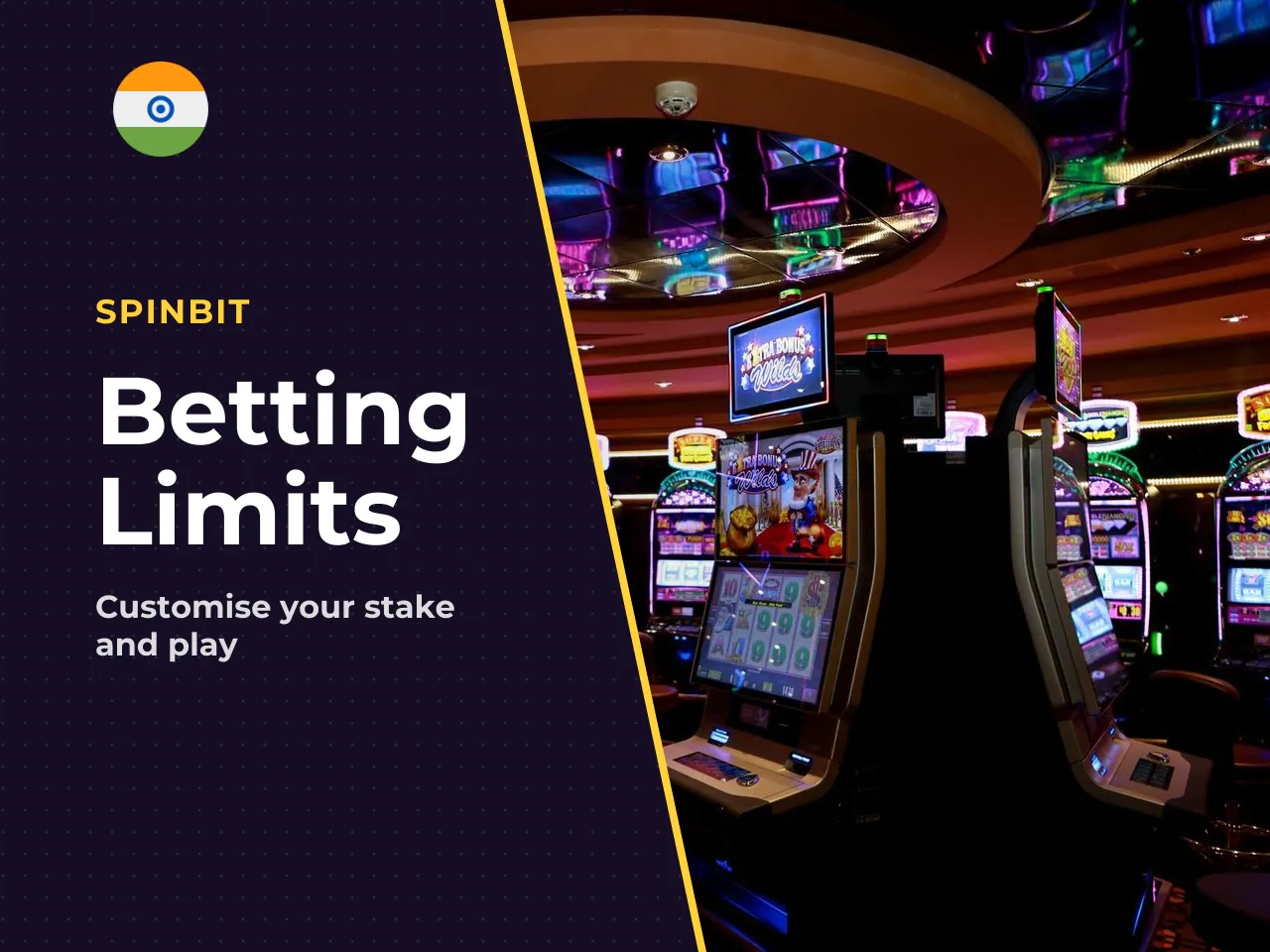 Betting denominations and limits. The bet