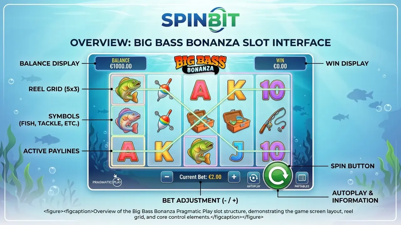 big bass bonanza pragmatic play slot structure