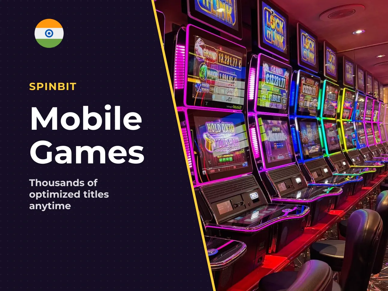 Slots, table games, and live formats