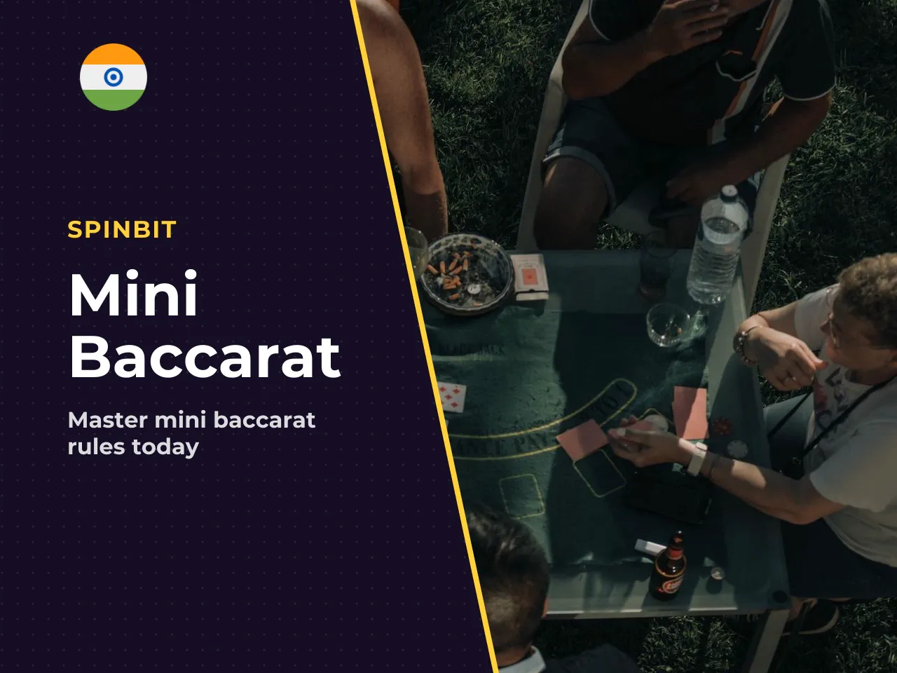 Mini baccarat follows identical punto banco