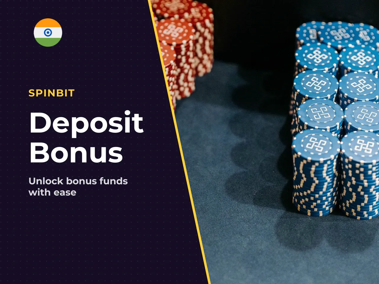 Deposit and receiving bonus funds. To
